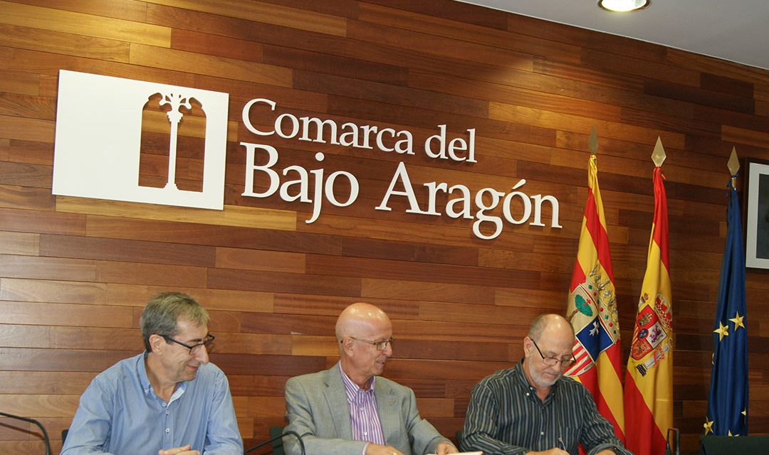 Comarca del Bajo Aragón y Centro Buñuel sellan acuerdo anual de colaboración.