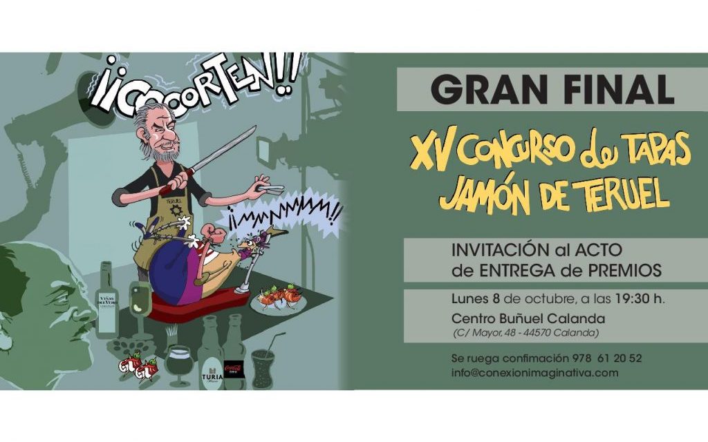 El Centro Buñuel Calanda acoge la final del Concurso de Tapas Jamón de Teruel, inspiradas en Luis Buñuel